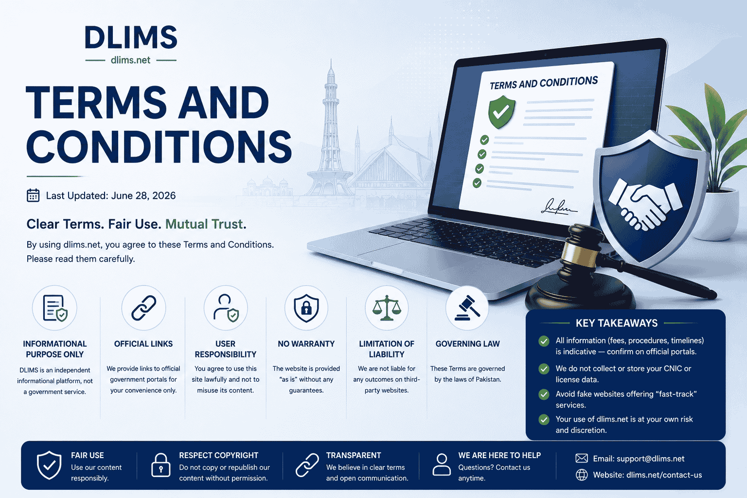 terms and conditions