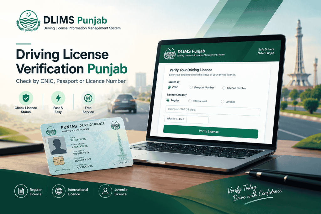 driving license verification Punjab