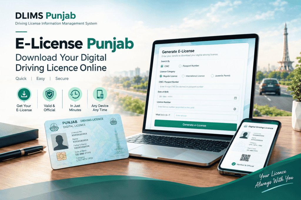 e-license Punjab